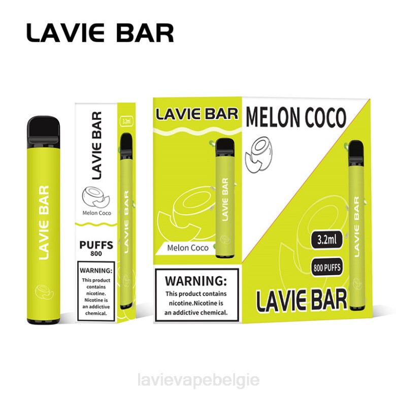 Buy LAVIE Vape - LAVIE BAR 800 trekjes meloen kokos L0H6315