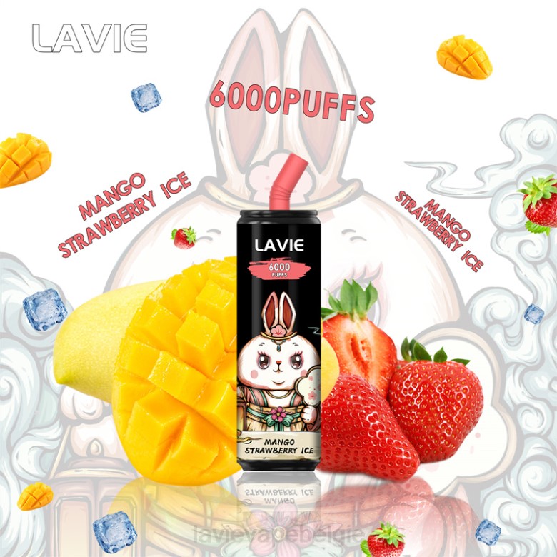 Buy LAVIE Vape - LAVIE Coke BAR 6000 trekjes mango-aardbei-ijs L0H6273