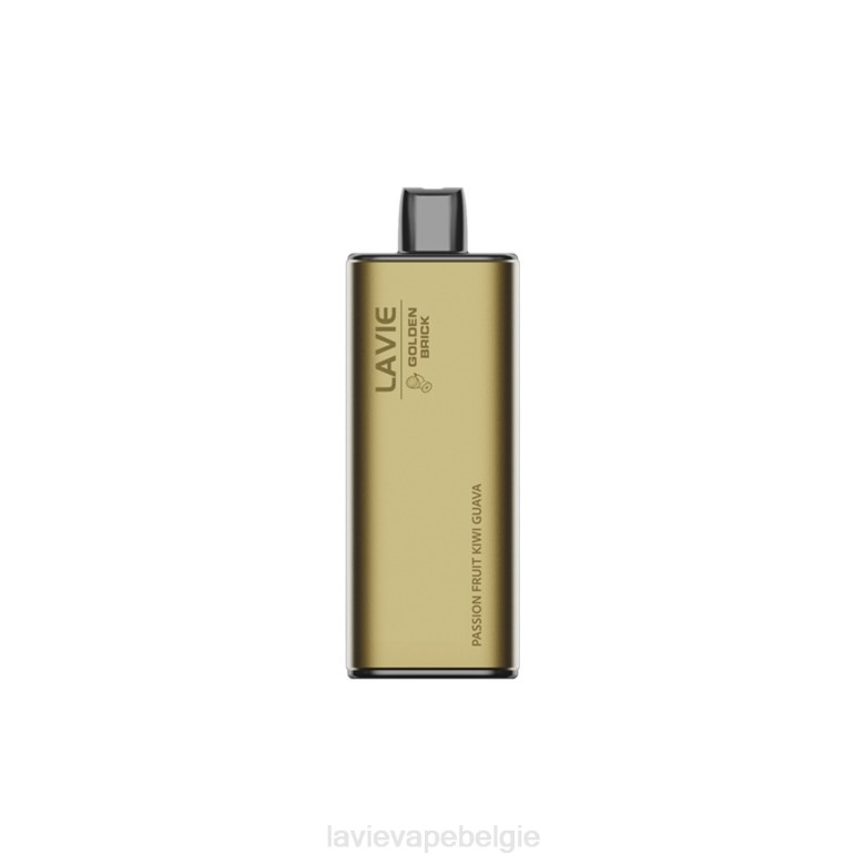 Buy LAVIE Vape - LAVIE GOLDEN BRICK 10000 trekjes passievrucht-kiwi-guave L0H663