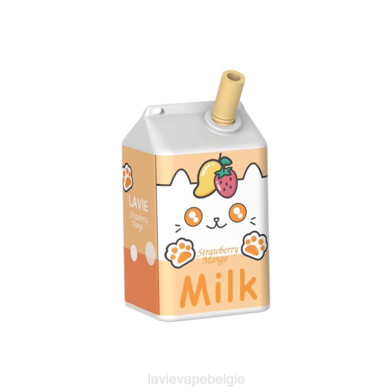 Buy LAVIE Vape - LAVIE MILK 7000 trekjes aardbei-mango L0H6182