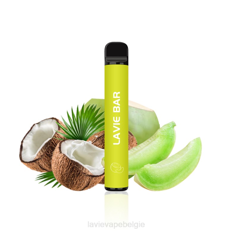 LAVIE Vape België - LAVIE BAR 2 versie 800 trekjes meloen kokos L0H6324