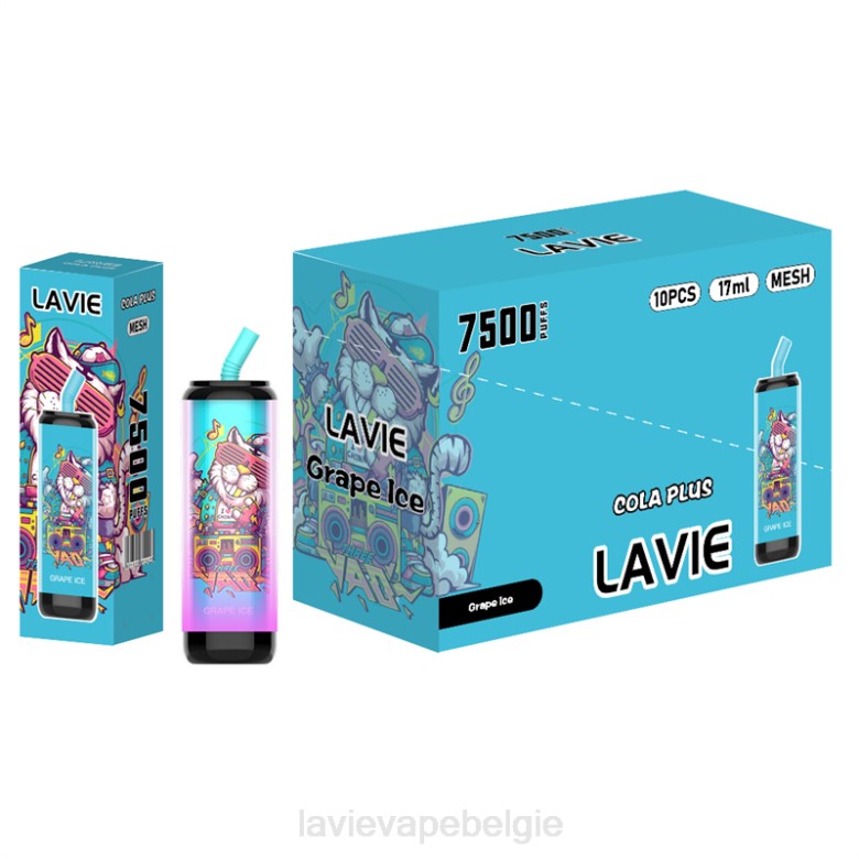 LAVIE Vape België - LAVIE Cola Plus 7500 trekjes druiven ijs L0H6254