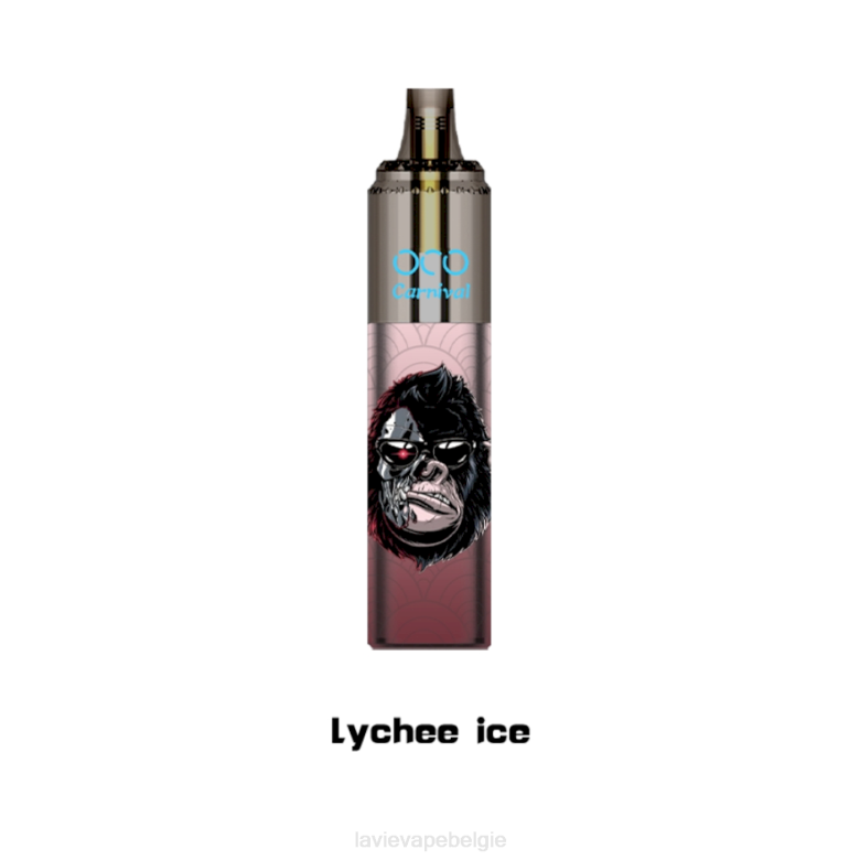 LAVIE Vape België - LAVIE OCO Carnaval 10000 trekjes lychee-ijs L0H6352