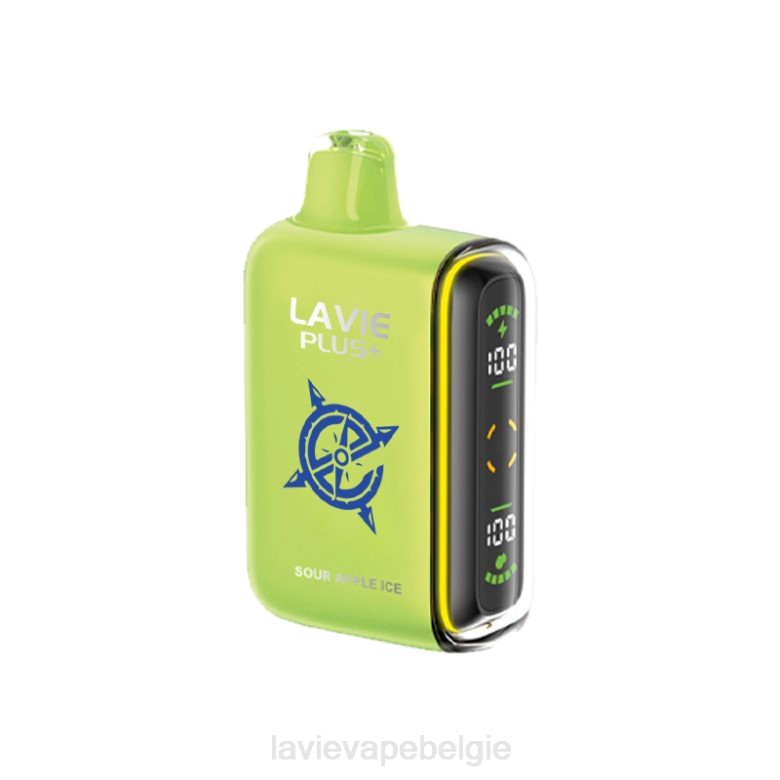LAVIE Vape België - LAVIE PLUS 15000 trekjes zuur appelijs L0H6100