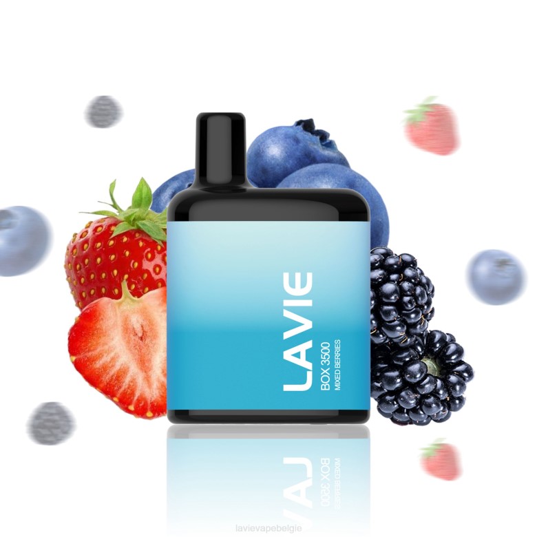 LAVIE Vape Brussel - LAVIE BOX 3500 trekjes gemengde bessen L0H6213