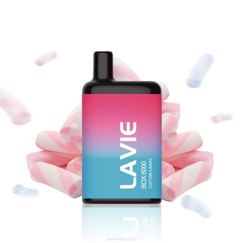 LAVIE Vape Brussel - LAVIE BOX 6000 trekjes suikerspin L0H6206