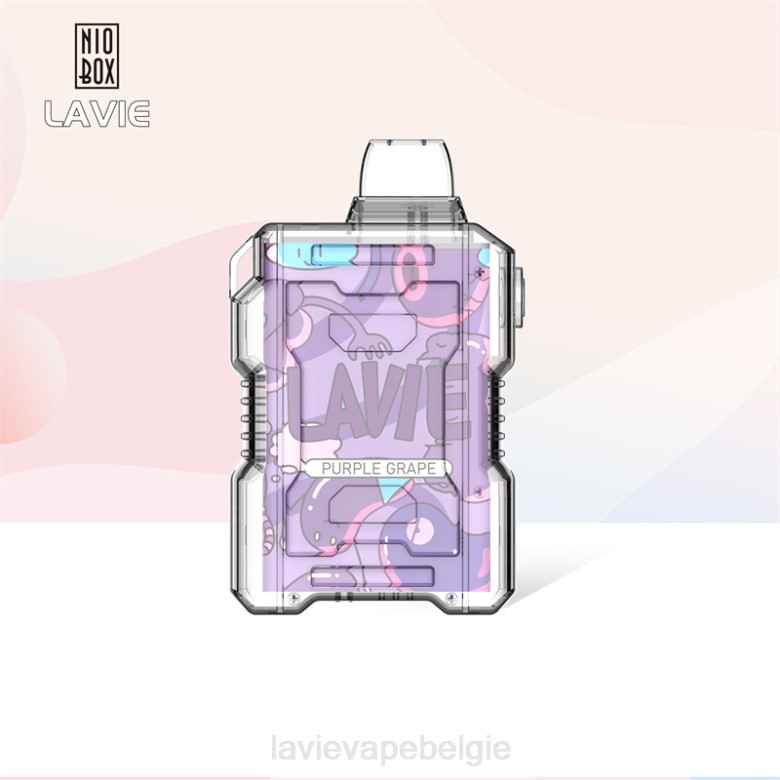 LAVIE Vape Brussel - LAVIE NIO BOX 9000 trekjes paarse druif L0H6192