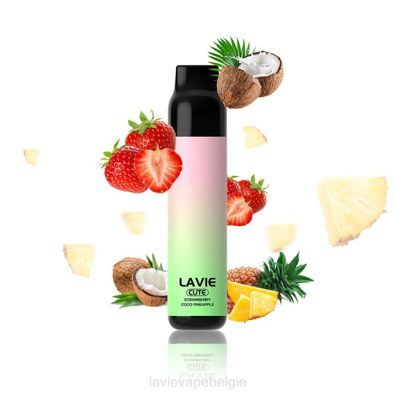 LAVIE Vape Price - LAVIE BAR 3000 trekjes aardbei-kokosappel L0H6291