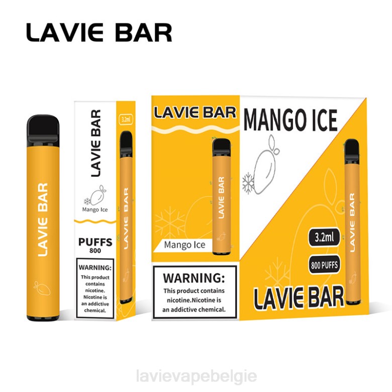 LAVIE Vape Review - LAVIE BAR 800 trekjes mango-ijs L0H6309