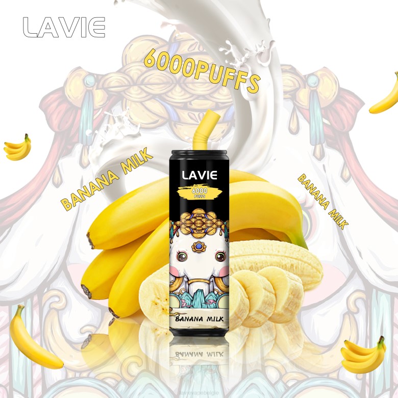 LAVIE Vape Review - LAVIE Coke BAR 6000 trekjes bananen melk L0H6274