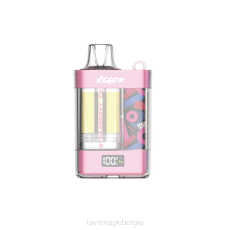 LAVIE Vape Review - LAVIE VIGOR 15000 trekjes aardbeien ijs L0H61