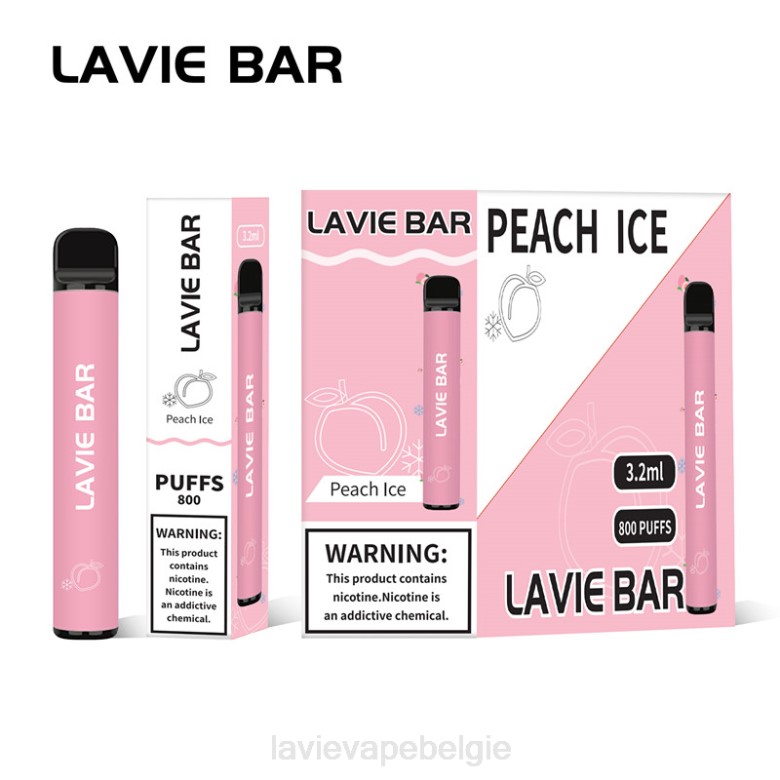 LAVIE Vapes - LAVIE BAR 800 trekjes perzik ijs L0H6314