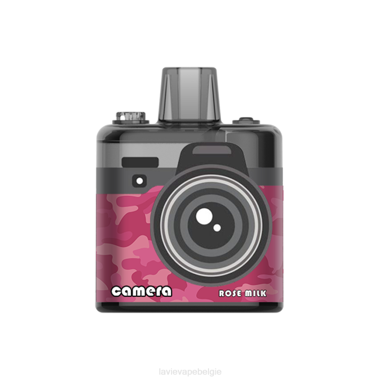 LAVIE Vapes - LAVIE Camera 8000 trekjes rozenmelk L0H6167