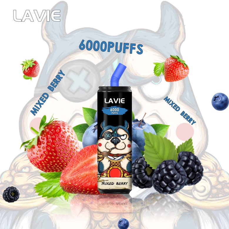 LAVIE Vapes - LAVIE Coke BAR 6000 trekjes gemengde bes L0H6272