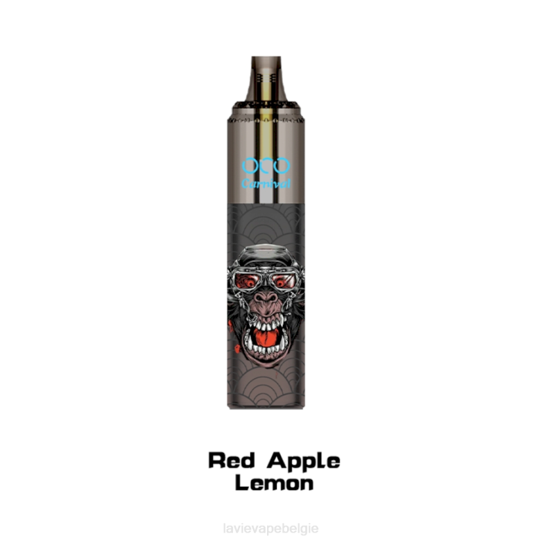 LAVIE Vapes - LAVIE OCO Carnaval 10000 trekjes rode appel citroen L0H6356