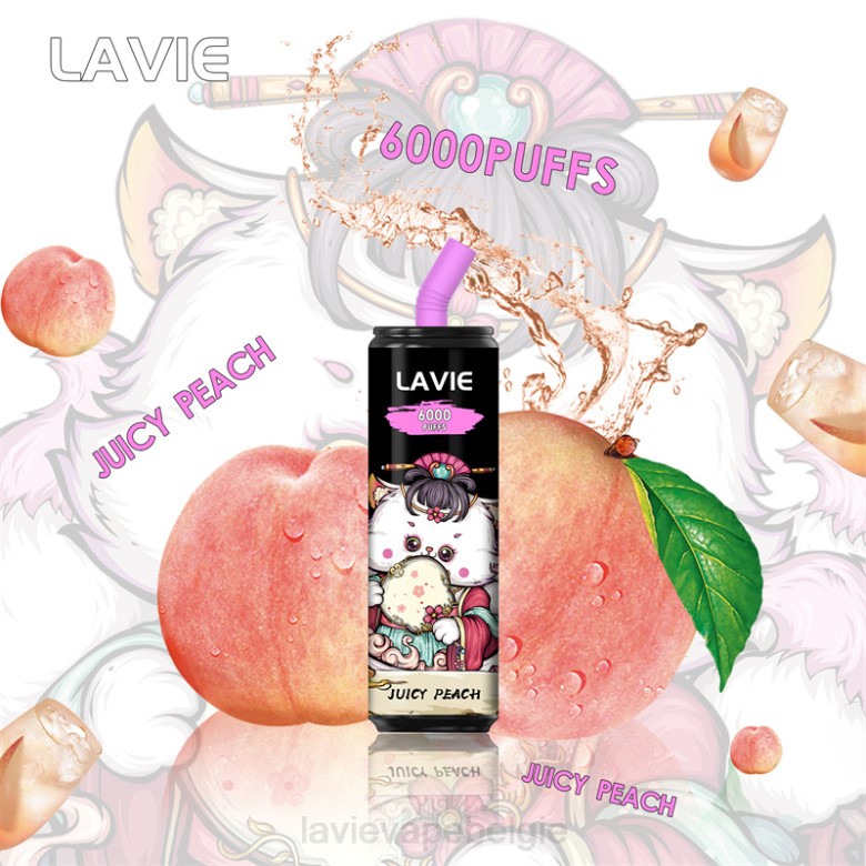 LAVIE Vapes Review - LAVIE Coke BAR 6000 trekjes sappige perzik L0H6271