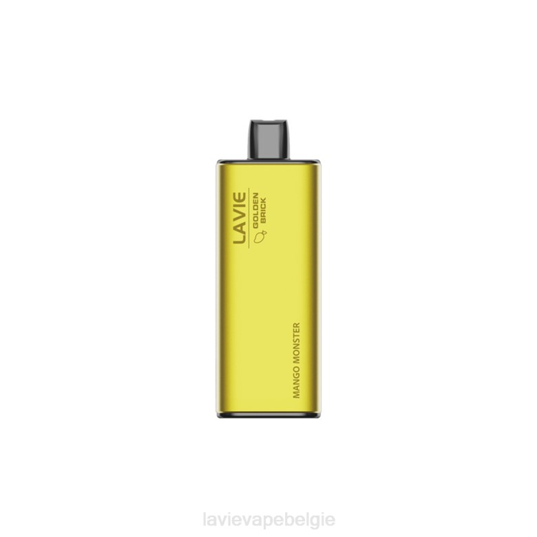 LAVIE Vapes Review - LAVIE GOLDEN BRICK 10000 trekjes mangomonster L0H661