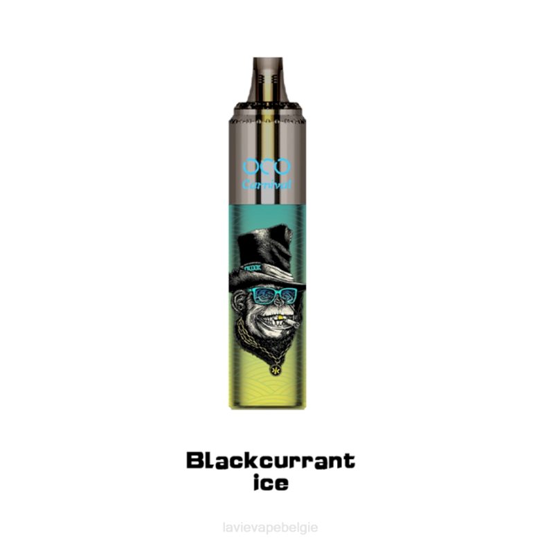 LAVIE Vapes Review - LAVIE OCO Carnaval 10000 trekjes zwarte bessen ijs L0H6348