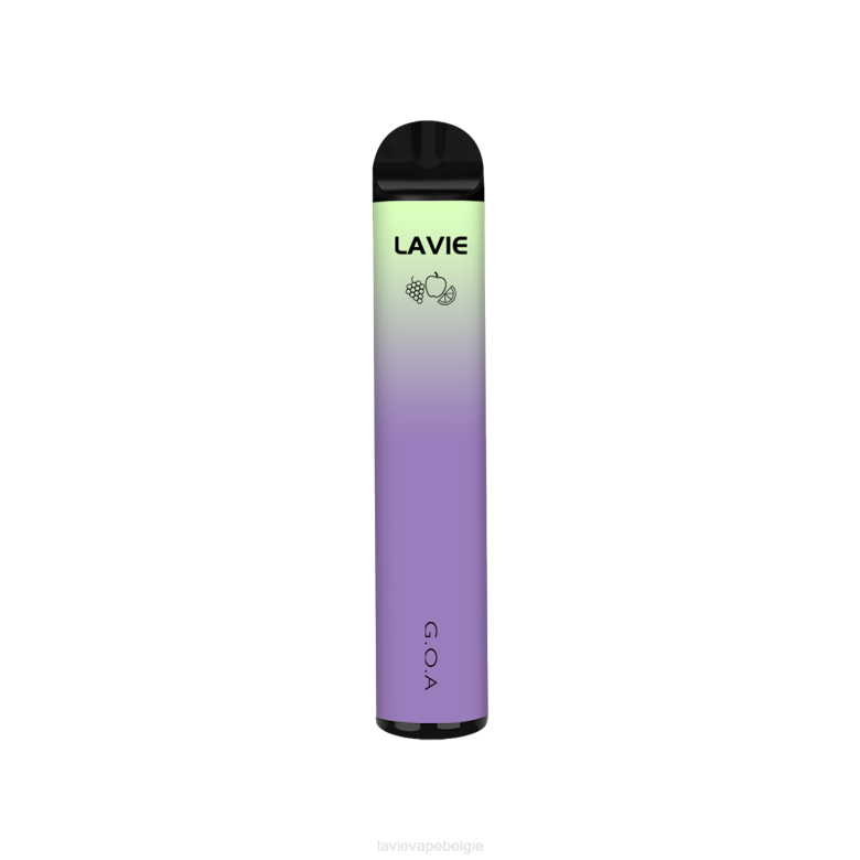 LAVIE Vapes Review - LAVIE BAR 1600 trekjes druif oranje appel L0H6306