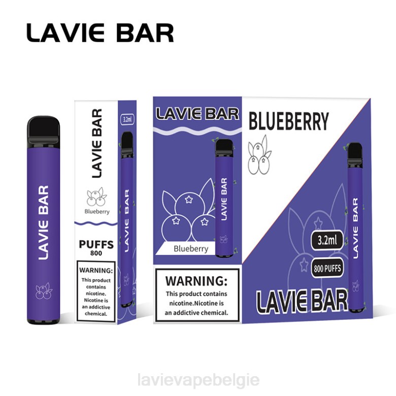 LAVIE Vape België - LAVIE BAR 800 trekjes bosbessen ijs L0H6310
